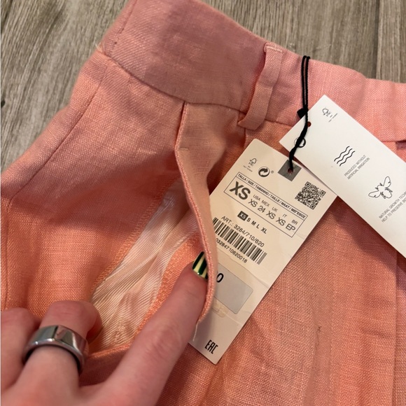 zara linen matching set NWT - Picture 7 of 10